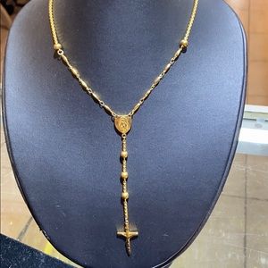 Rosary chain gold color